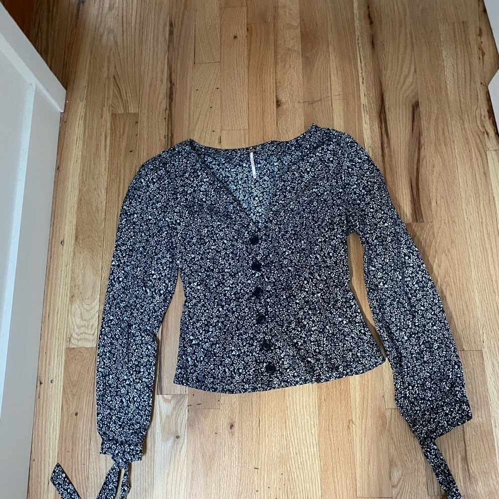 free people fitted blouse